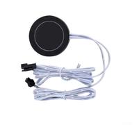 Interrupteur sensible à capteur de vibrations pour armoire et camping-car avec prise en charge d'alimentation CC 5 V 12 V 24 V et capacité de charge 5 A, installation facile sans perçage en noir ou