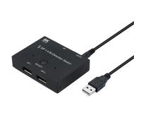 interrupteur séparateur DP 2021, 2 Ports bidirectionnel, convertisseur Ultra HD, HDCP 3D, 8K @ 60Hz, 4K @ 1.4Hz, pour commutateur KVM, 144