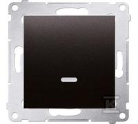 Interrupteur simple anthracite Simon54 DW1L.01/48