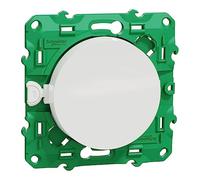Schneider Electric - Interrupteur simple Odace S520104 - sans fil/sans pile - blanc
