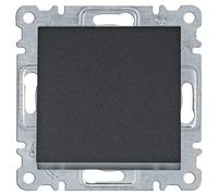 Interrupteur simple série lumina (WL0013) couleur noir