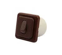 Interrupteur simple va-et-vient 12V marron CBE