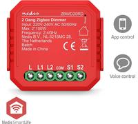 Interrupteur SmartLife | Zigbee 3.0 | 2 x 100 W | Connexion au terminal | Application disponible pour : Android™ / iOS