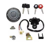 Interrupteur Stator D'allumage pour YZF R1 2002-2003 2007-2022 R6 2004 2006-2022 FJR1300 2001-2022 FZ6 Contacteur D'allumage Bouchon Réservoir Serrure Selle Jeu Clés(B)