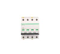 Interrupteur surintensité 4P C 63A 10kA AC iC60H-C63-4 A9F07463