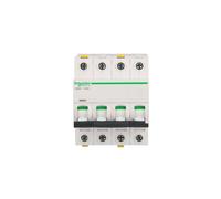 Interrupteur surintensité 4P C 63A 6kA AC iC60N-C63-4 A9F04463