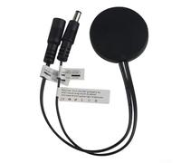 Interrupteur tactile, 12 V/24 V 5 A LED avec câble de 20 cm pour panneau en bois, verre, marbre, contrôle de l'éclairage à intensité variable pour la maison et le bureau (noir)