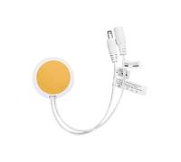 Interrupteur tactile à intensité variable pour lumières LED avec câble 5 A 60 W CC 12 V/24 V 20 cm pour installation en bois, verre, marbre blanc