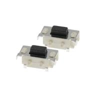 Interrupteur tactile DC12V 50mA 3x6x3,5mm for MP3 MP4, tablette, PC, bouton, casque Bluetooth, télécommande, lot de 10(Reel Packing)