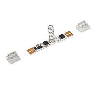 Interrupteur Tactile Gradateur Led, Flexible Sans Soudure, Pour Profilé Aluminium, 12V 24V 3A, Avec Voyant Bleu et Mémoire (10mm)