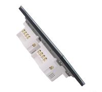 Interrupteur tactile intelligent en verre pour connectivité à l'application Tuya permettant l'accès à distance et la planification pour les systèmes d'éclairage domestique (8 gangs)