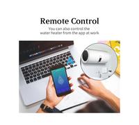 Interrupteur Tactile Intelligent pour Chauffe-Eau 40 A, Wi-Fi, Application Tuya Life, Minuterie, Commande Vocale, Panneau en Verre, Interrupteur