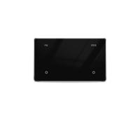 Interrupteur Tactile Intelligent TUYA Zigbee à Double Commande Vocale Personnalisable avec Nom, Compatible Alexa et Home