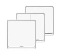 Interrupteur Tactile Intelligent Wi-Fi, 1/2/3 Boutons, Pour Maison Connectée, Contrôle Par Application, Fonctionne Avec Alexa Google Home Assistant