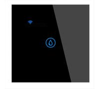 Interrupteur tactile intelligent WiFi 40 A pour chauffe-eau Tuya Smart Life, minuterie, commande vocale, panneau en verre, interrupteur mural noir
