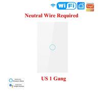 Interrupteur Tactile Intelligent Wifi, Fil Neutre Requis, Application Tuya Smart Life, Compatible Avec Alexa Et Google Home, 1/2/3/4 Gangs