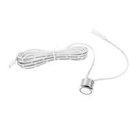 Interrupteur Tactile LED 12/24v, Module de Commande pour Ruban | Capteur Tactile, Trou de 17mm, Boîtier Blanc PC Cuivre, Usage Maison Bureau