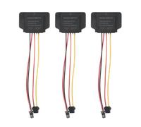 Interrupteur tactile LED intelligent pour éclairage 12 V 3 A, marche/arrêt avec variateur d'intensité et réglage de la couleur, noir pour salle de bain avec fonction mémoire et installation facile