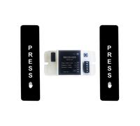 Interrupteur Tactile Sans Fil à Batterie de 315 MHz pour Bouton de Sortie Poussoir pour Ouvre-Porte Coulissant Automatique