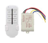 Interrupteur Télécommande RF 3 Voie on/Off AC180V - 240V 1000W Récepteur sans Fil pour Éclairage Lumière de la Lampe (MR703), Prise