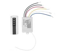 Interrupteur télécommande sans fil 220V à 3 voies allumé/éteint pour lampe lumineuse Interrupteur de télécommande domestique Smart Remote In