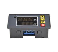 Interrupteur temporisé DC 12 V 10 A - Module de minuterie numérique programmable - Contrôle marche/arrêt - Affichage LED