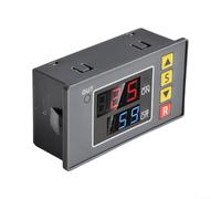 Interrupteur temporisé DC 12 V, module de minuterie 10 A, contrôle marche/arrêt numérique programmable, module de relais temporel 0-999 s/min/h