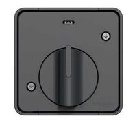 Interrupteur temporisé LED saillie IP55 IK08 gris Appareillage étanche sup IP55 Mureva Styl - MUR35067 - Schneider