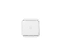 LEGRAND, Plexo 069604L Interrupteur temporisé lumineux avec LED déjà intégrée pour éclairer l'interrupteur, bornes à vis, IP55 - IK07, couleur : ultra blanc