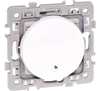 Interrupteur temporisé programmable Square 1 poste - 230V - Blanc