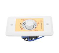 Interrupteur Thermostat pour Cheminée, Réglage Précis, Blanc, Plastique | Commande Mécanique, Ajustement Fluide, Compatibilité Large, pour Poêle Électrique et Foyer, Usage Intérieur