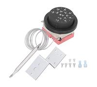 Interrupteur thermostatique réglable pour ventilateur électrique, kit de sonde de contrôle de la température sans fil à 3 broches, capteur en acier inoxydable pour le système de