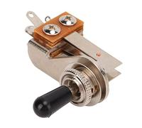 Interrupteur Toggle en L 3 Voies, Sélecteur de Micros pour Guitare Électrique, Pièces de Remplacement - Contrôle des Tons Précis, Matériau Métallique Résistant, Installation Faci (Forme du chapeau)