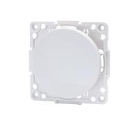 Interrupteur unipolaire 1 voie blanc, idéal pour contrôler les lumières et les ventilateurs dans les maisons et les bureaux.