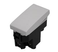 Interrupteur unipolaire 1P 16A, compatible avec Bticino Living, compatible avec Vimar Plana (1 pièce, blanc)