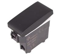 Interrupteur unipolaire 1P 16A, compatible avec Bticino Living, compatible avec Vimar Plana (1 pièce, noir)