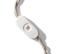 Interrupteur Unipolaire à glissière Blanc. Design de Achille Castiglioni