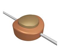 Interrupteur unipolaire à pédale Creative Switch cuivre satiné - Bronze