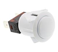Interrupteur Unipolaire Blanc Pour Cuisinière 3570381065 Faure Arthur Martin