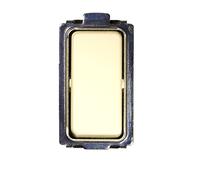 Interrupteur unipolaire Blanc. Série 'laser' adaptable série 'Magic' Bticino.