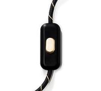 Interrupteur unipolaire Creative Switch Noir - Bronze