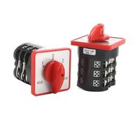 Interrupteur universel à cames tripolaire à deux tensions HZ5D-40/7,5 M05 M06, commutateur de transfert réversible for moteur à induction, 7,5 kW, 40 A, 1 pièce(40A 7.5 M05)