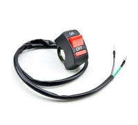 Interrupteur universel de clignotant de guidon de Moto, bouton marche/arrêt, adapté au moteur de Moto, ATV, DC12V/10A, noir ensemble de contacteur d'allumage