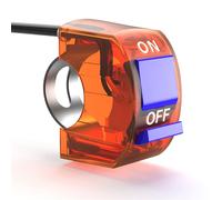Interrupteur Universel Pour Guidon De Moto, 3 Fils, Bouton Marche/Arrêt, Pour Moteur, Atv, Noir, Dc12v/10a