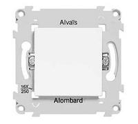 Interrupteur va et vient 16A 250V blanc sans plaque ALVAIS SCHNEIDER ALB81051