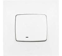 Legrand Interrupteur/va-et-vient Neptune 10A - Monobloc avec voyant - Prêt à installer - Blanc