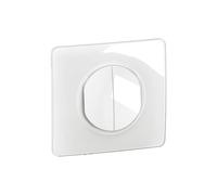 Interrupteur va-et-vient double blanc Legrand Nouveau Céliane™ complet