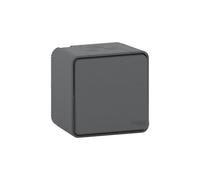 Interrupteur va-et-vient en saillie SCHNEIDER Mureva MUR35021- 10A - 250V - IP55 - anthracite