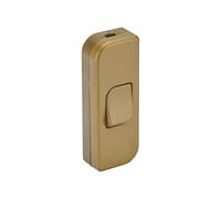 Interrupteur va et vient | Interrupteur encastrable | Interrupteur murale | Interrupteur prise murale | Inter Pour Lampe | Interrupteur 2A UnIPolaire Or | Debflex | 719330