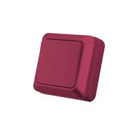 Interrupteur va et vient,interrupteur mural bordeaux 1 voie,interrupteur mécanique mural 86 mm, interrupteur standard 10 Amp, 250 V